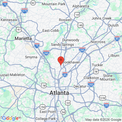 Map to  office in Atlanta, GA