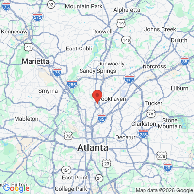 Map to  office in Atlanta, GA