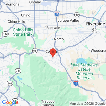 Map to Timothy Rhee, DDS, Professional Corp. office in Corona, CA