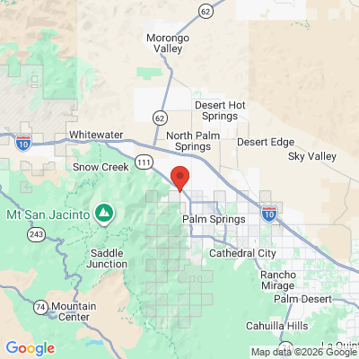 Map to  office in Palm Springs, CA