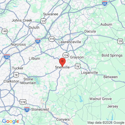 Map to  office in Snellville, GA