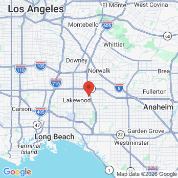 Map to John Cargasacchi DDS office in Cerritos, CA