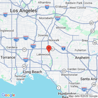 Map to John Cargasacchi DDS office in Cerritos, CA