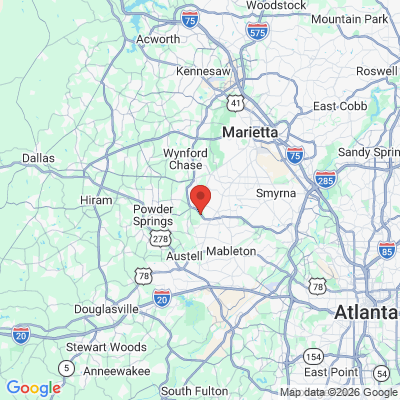 Map to  office in Austell, GA