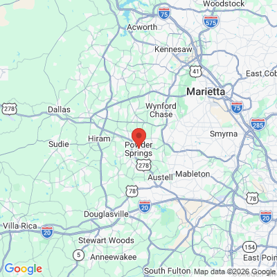 Map to  office in Powder Springs, GA