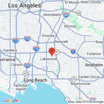Map to Lakewood Perfect Smile office in Lakewood, CA