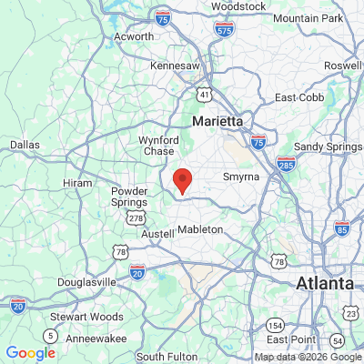 Map to  office in Austell, GA