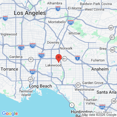 Map to tri city dental care of cerritos office in Cerritos, CA