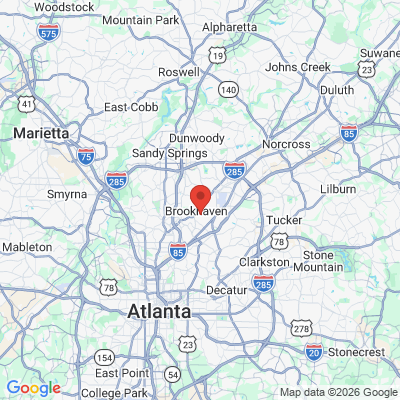 Map to  office in Atlanta, GA