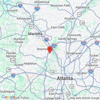 Map to  office in Atlanta, GA