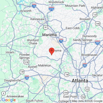 Map to  office in Smyrna, GA