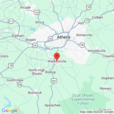Map to  office in Watkinsville, GA