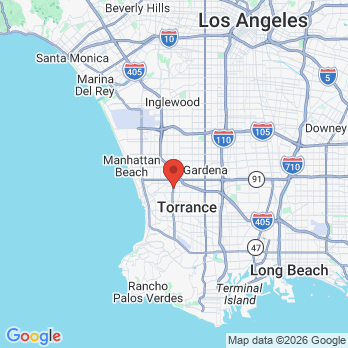 Map to Cali Smiles office in Torrance, CA