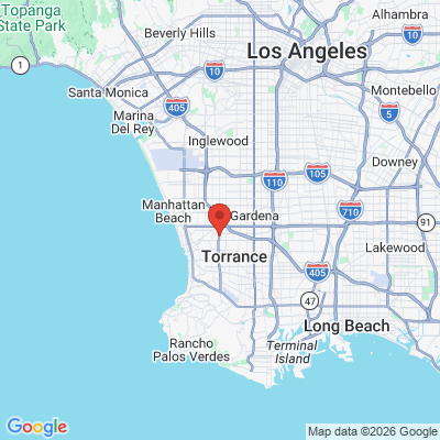 Map to Cali Smiles office in Torrance, CA