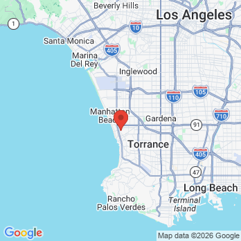 Map to Donlevy, Estess & Lohiya Oral & Maxillofacial Surgery Group office in Hermosa Beach, CA