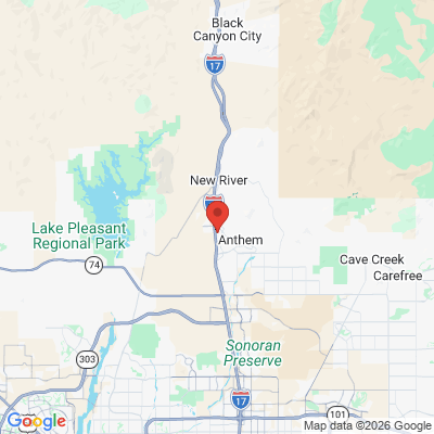 Map to New Office office in Anthem, AZ