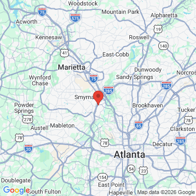 Map to  office in Atlanta, GA