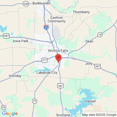 Map to  office in Wichita Falls, TX