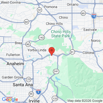 Map to Pooya Soltanzadeh, DDS, MS office in Anaheim Hills, CA