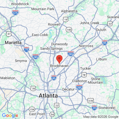 Map to  office in Atlanta, GA