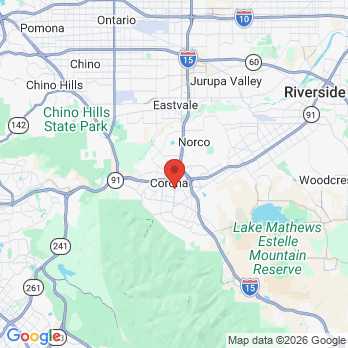Map to Corona Prime Dental office in Corona, CA