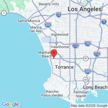 Map to Pelican Dental office in Redondo Beach, CA