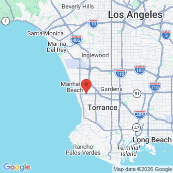 Map to Smileworks office in Redondo Beach, CA