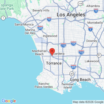 Map to  office in Torrance Dental Care