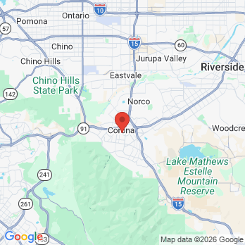 Map to Khattab Mostafa A DDS office in Corona, CA