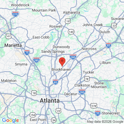 Map to  office in Atlanta, GA