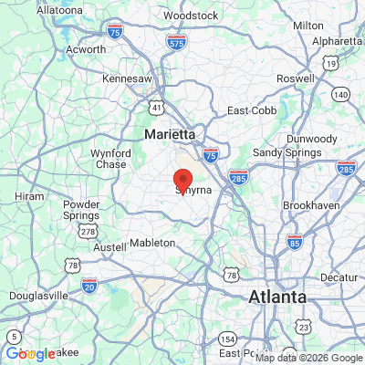 Map to  office in Smyrna, GA