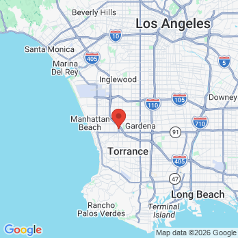 Map to MAGIC SMILE FAMILY DENTISTRY office in Lawndale, CA