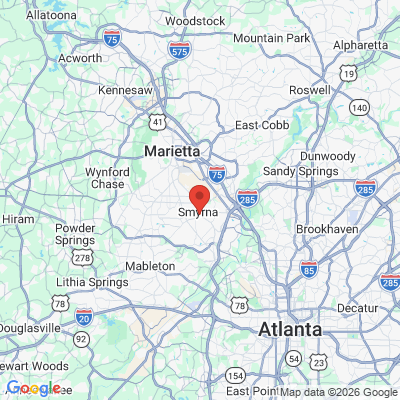 Map to  office in Smyrna, GA