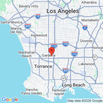 Map to Primary Office office in Gardena, CA