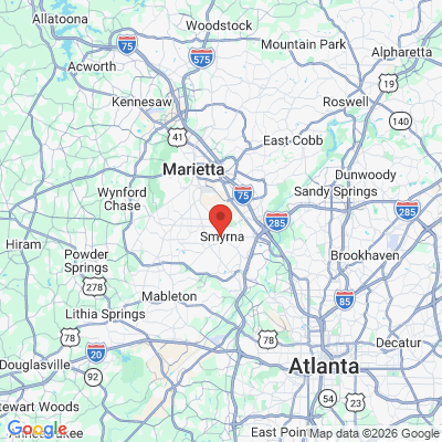 Map to  office in Smyrna, GA