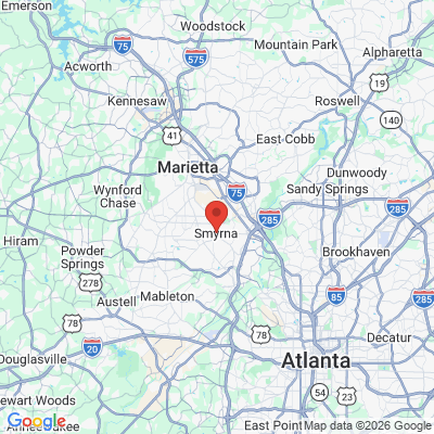 Map to  office in Smyrna, GA