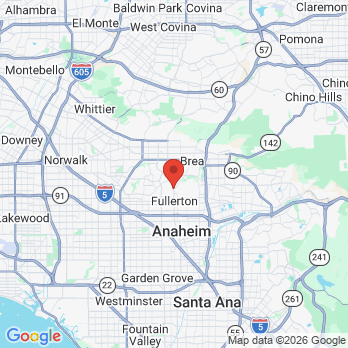 Map to Dental Views/ Townview Dental Care  office in Fullerton, CA