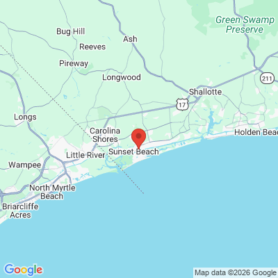 Map to  office in Sunset Beach, NC