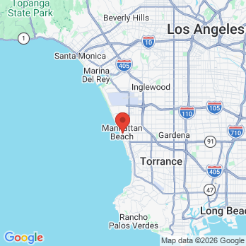 Map to Janelle Holden DDS office in Manhattan Beach, CA