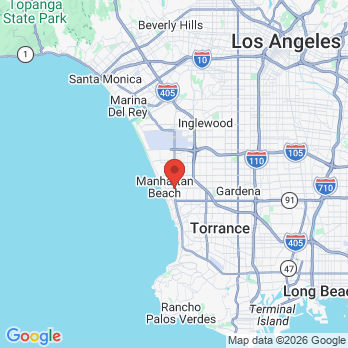 Map to Dentistry on the Blvd office in Manhattan Beach, CA
