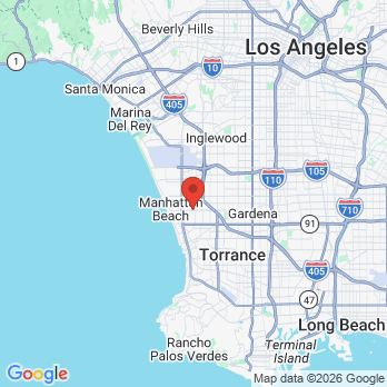 Map to Integrative Perio office in Manhattan Beach, CA