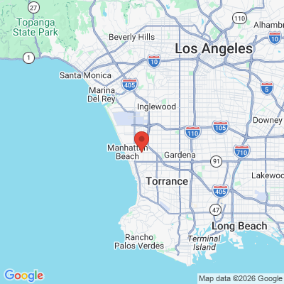 Map to Integrative Perio office in Manhattan Beach, CA