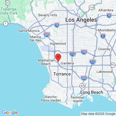 Map to  office in Lawndale, CA
