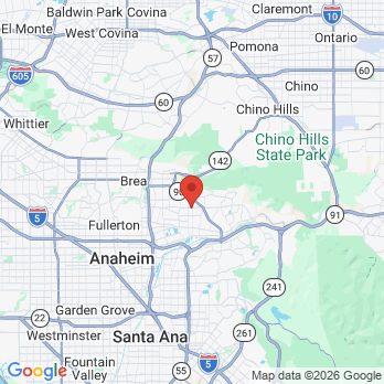 Map to Smitesh Patel, DDS office in Yorba Linda, CA
