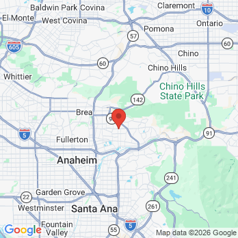 Map to Primary Office office in Yorba Linda, CA