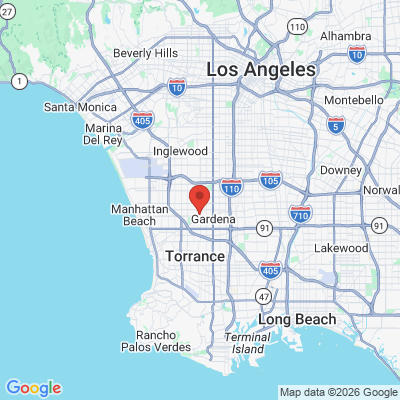 Map to A Miracle Dental Group - Dr. Sara Shirazi, DDS office in Gardena, CA