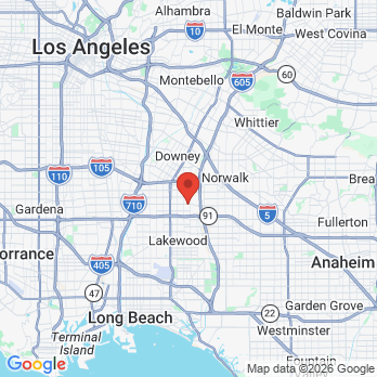Map to Primary Office office in Bellflower, CA