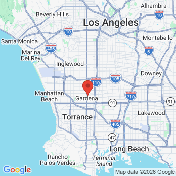 Map to Primary Office office in Gardena, CA