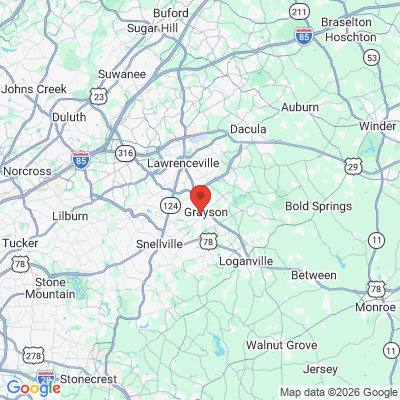 Map to  office in Grayson, GA