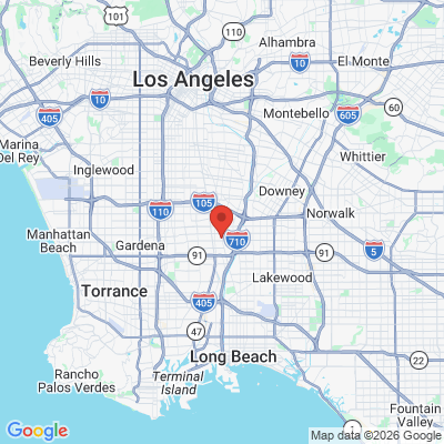 Map to  office in Compton, CA